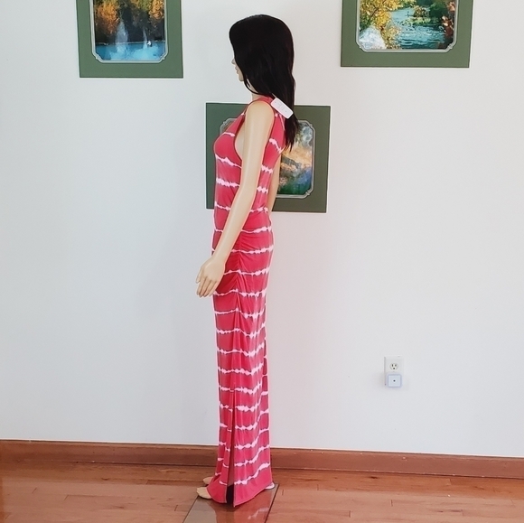 Isabel Maternity tie dye maxi dress - Picture 4 of 11